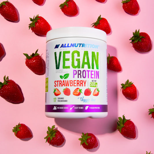 VEGAN PROTEIN 500 g STRAWBERRY