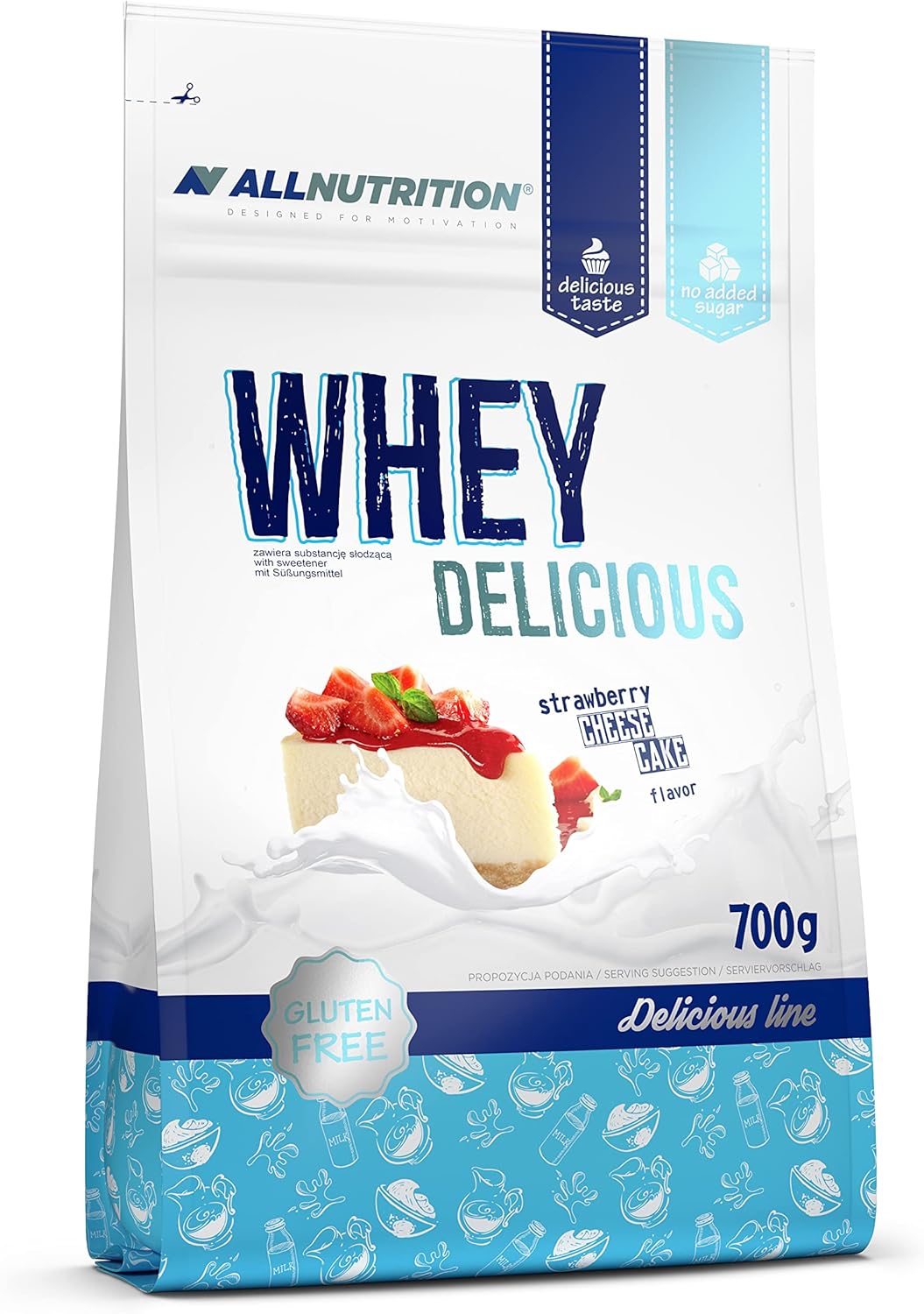 WHEY DELICIOUS 700 g SIERA KŪKA AR ZEMENĒM