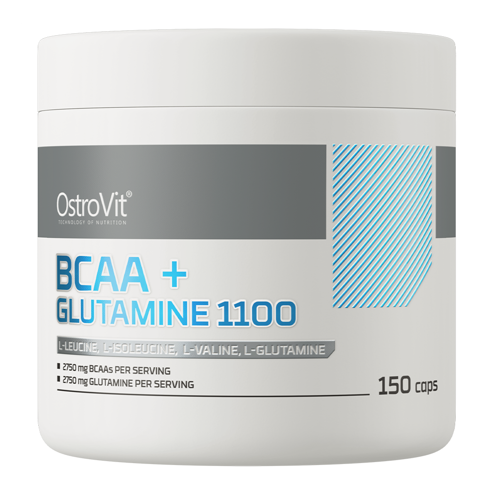 BCAA + Glutamine 1100 mg 150 Kapsulas