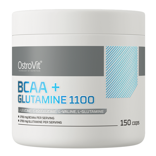 BCAA + Glutamine 1100 mg 150 Kapsulas