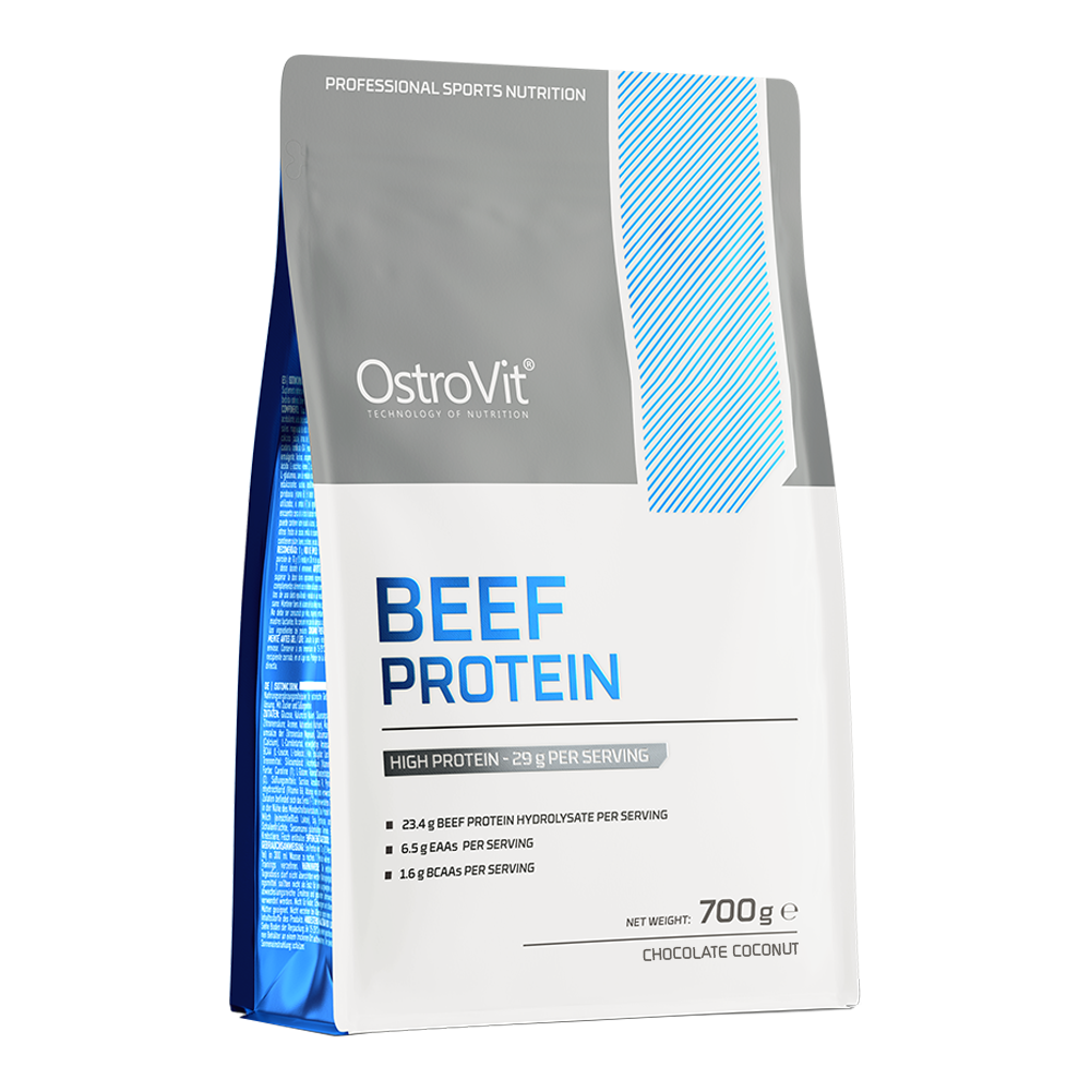 OstroVit Beef Protein 700 g šokolādes kokasriekstu