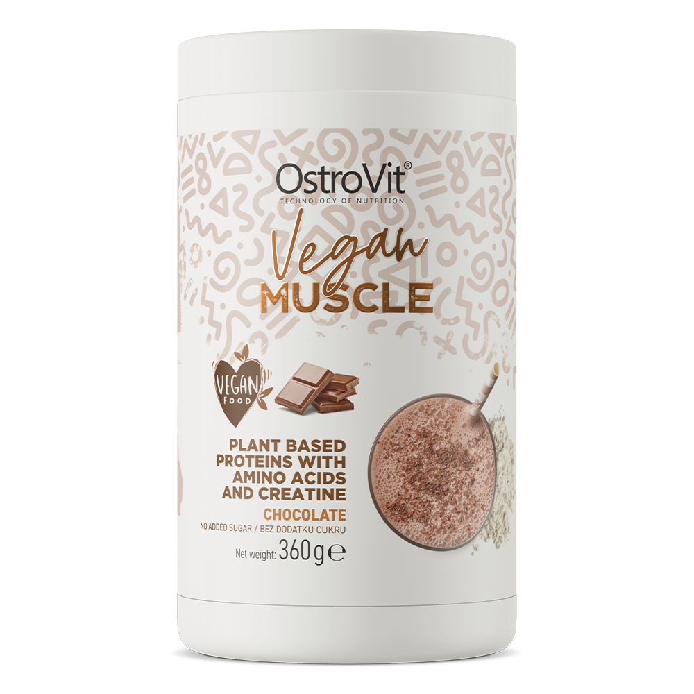 Vegan Muscle 360 g - Šokolādes