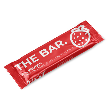 Proteīna batoniņi / THE BAR. 21 x 60 g BOX zemeņu