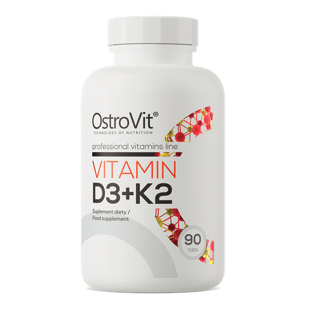 Vitamīns D3 + K2 90 tabletes